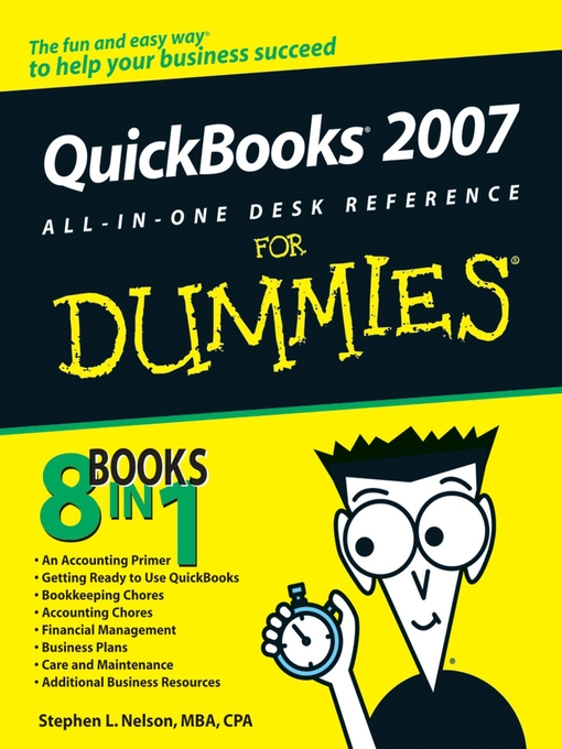 Title details for QuickBooks 2007 All-in-One Desk Reference For Dummies by Stephen L. Nelson - Available